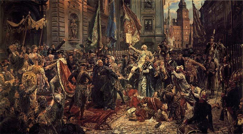 Jan Matejko Adoption of the Polish Constitution of May 3